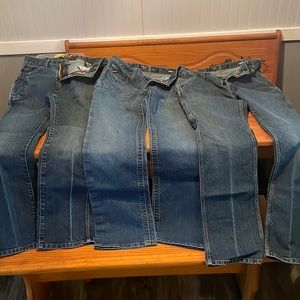 3 pairs of ARIAT work jeans! 30x32